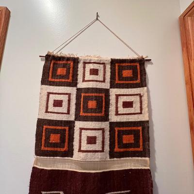 Navajo Woven Wall Hanging (2L-RG)