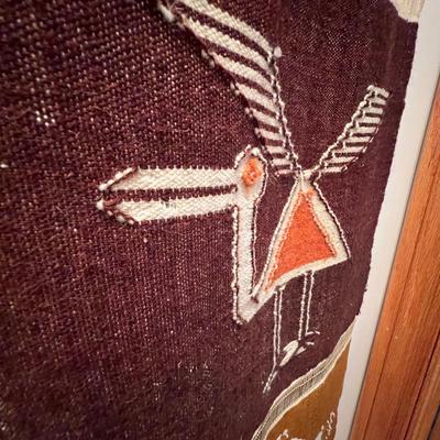 Navajo Woven Wall Hanging (2L-RG)