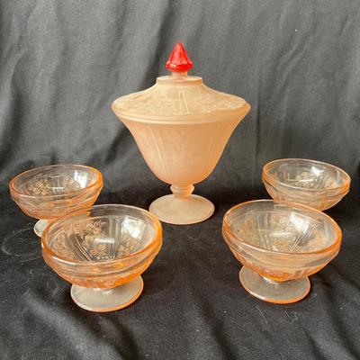 Lot 27 Pink Depression lot