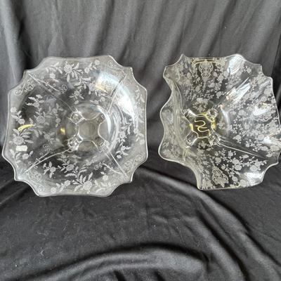 Lot 30 Cambridge Large bowls