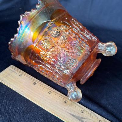 Lot 32 Fenton Butterfly Carnival Glass