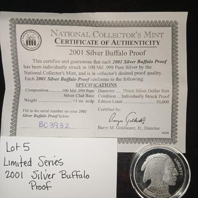 2001 Silver Buffalo Proof