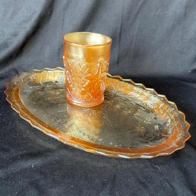 Lot 35 Carnival glass
