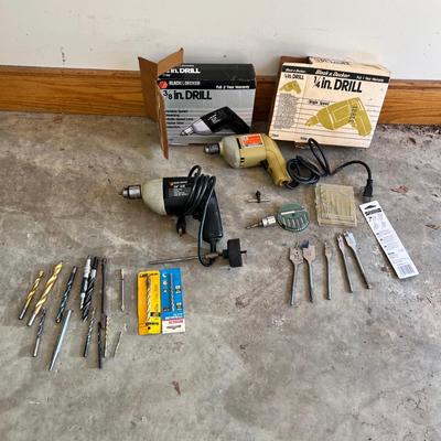 Corded Black & Decker Drills and More (G-MK)