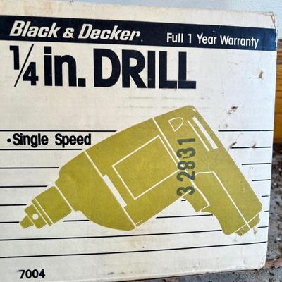 Corded Black & Decker Drills and More (G-MK)