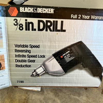 Corded Black & Decker Drills and More (G-MK)