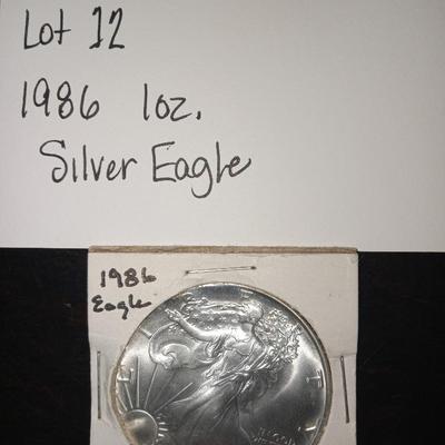 1986 silver eagle
