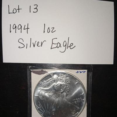 1994 silver eagle