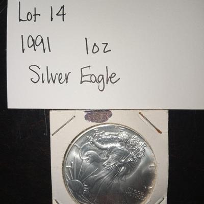 1991 silver eagle