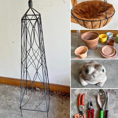 Gardening Hand Tools, Pots, and More (G-MK)