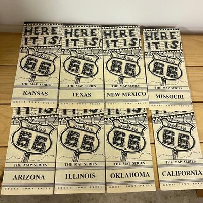 Route 66 Maps, RV & Camping Travel Books (2G1-MG)