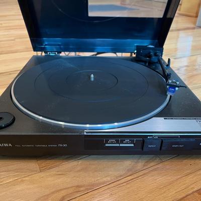 Fifty Plus Vinyl LP’s & Aiwa Turntable (L2-RG)