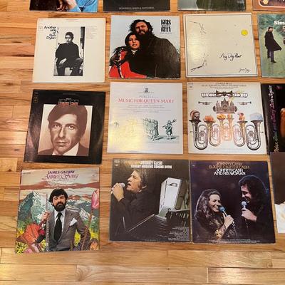 Fifty Plus Vinyl LP’s & Aiwa Turntable (L2-RG)