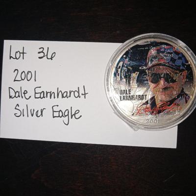 Dale Earnhardt Silver Eagle