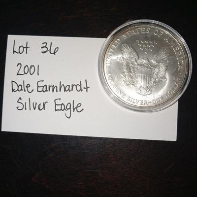 Dale Earnhardt Silver Eagle