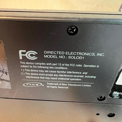 Soloist Universal Sound System & Sirius Satellite Radio (L2-RG)