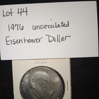 1976 Eisenhower uncirculated dollar
