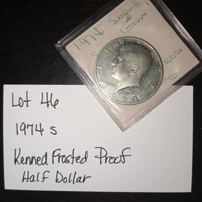 1974 S kennedy Frosted proof