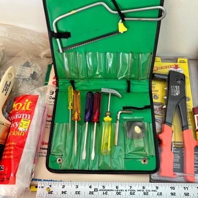 Large Assortment of Hardware, Paint Supplies & More (G-MK)