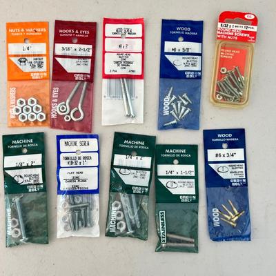 Large Assortment of Hardware, Paint Supplies & More (G-MK)