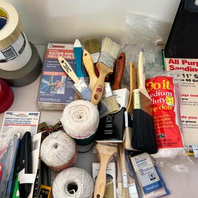 Large Assortment of Hardware, Paint Supplies & More (G-MK)