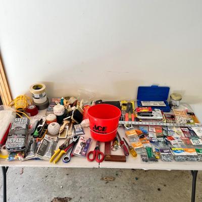 Large Assortment of Hardware, Paint Supplies & More (G-MK)