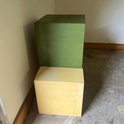 Three Painted Wooden Boxes (2G2-MG)