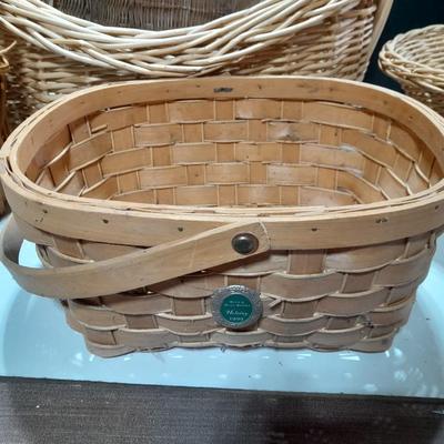 Assortment of big wicker baskets