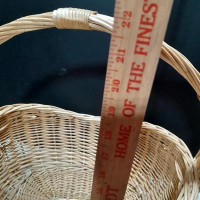 Assortment of big wicker baskets