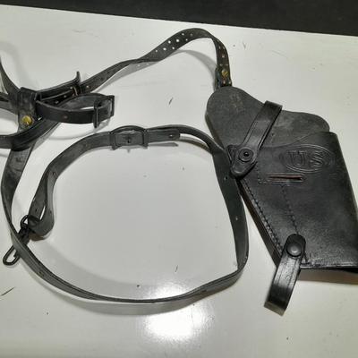 Black leather Holster M7/M9 19204 Adirondack leather