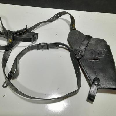 Black leather Holster M7/M9 19204 Adirondack leather