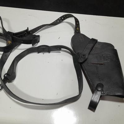 Black leather Holster M7/M9 19204 Adirondack leather