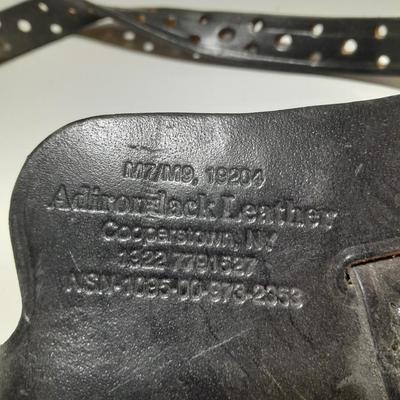 Black leather Holster M7/M9 19204 Adirondack leather