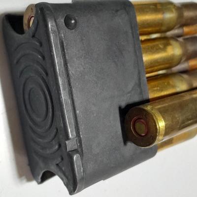 Bandoleer with Ammunition 8 RD. Clips - Ammo marked L C 6 7
