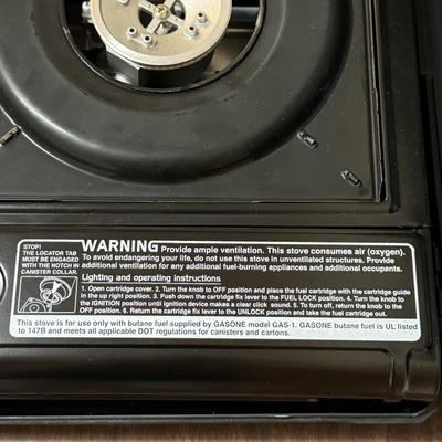 Gasone Portable Stove, Cobb Portable Grill, and Cameron Stovetop Smoker (C-DZ)