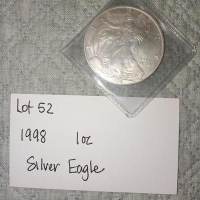 1998 1 oz silver eagle