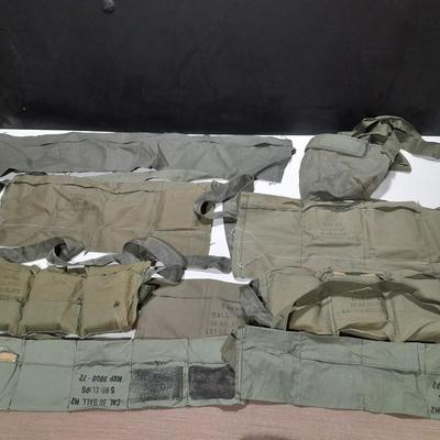 12 Bandoleer bags Military issued