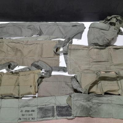12 Bandoleer bags Military issued