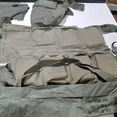 12 Bandoleer bags Military issued