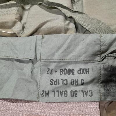 12 Bandoleer bags Military issued