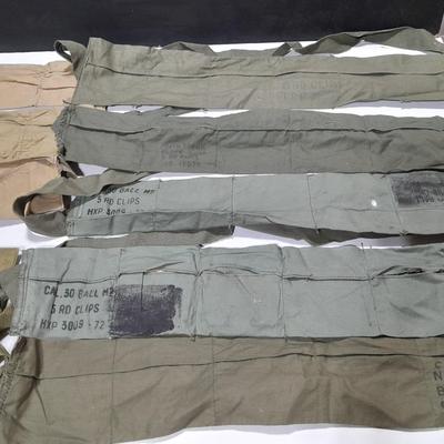 12 Bandoleer bags Military issued