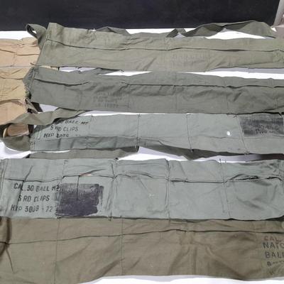 12 Bandoleer bags Military issued