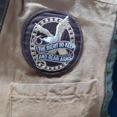 Water Repellent SafTbak Hunting vest with rifle