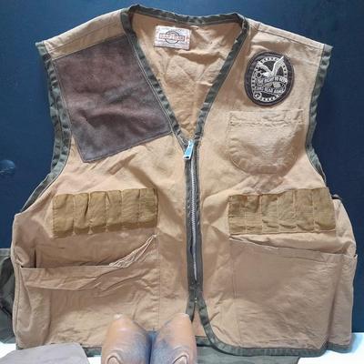 Water Repellent SafTbak Hunting vest with rifle