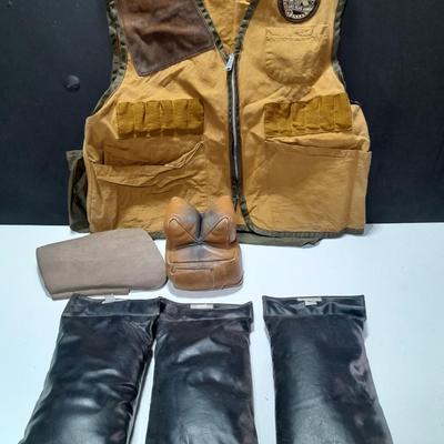 Water Repellent SafTbak Hunting vest with rifle