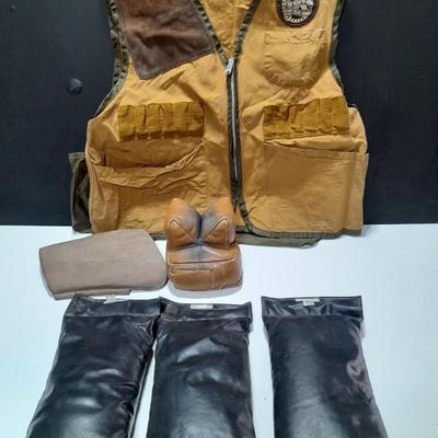 Water Repellent SafTbak Hunting vest with rifle