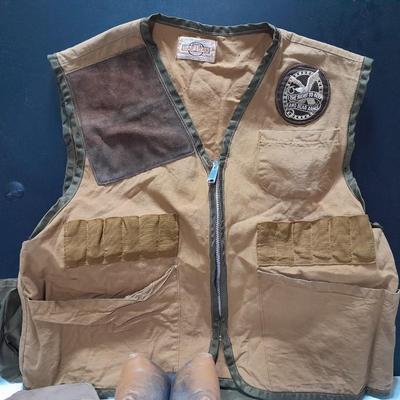 Water Repellent SafTbak Hunting vest with rifle