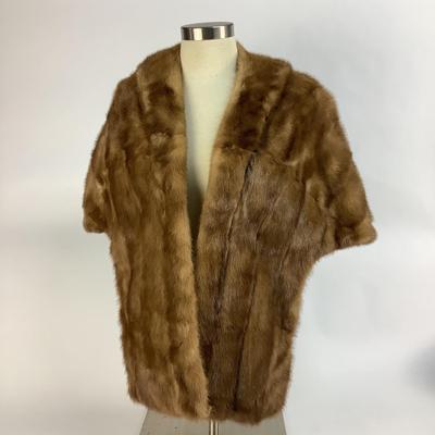 598 Brown Mink Stole