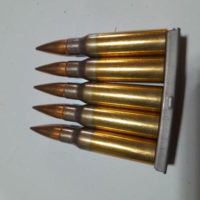 Bandoleer with ammunition on clips 7.62 Ball M80-