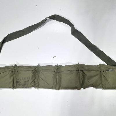 Bandoleer with ammunition on clips 7.62 Ball M80-
